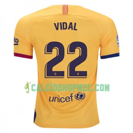 Barcellona Arturo Vidal 22 Maglia Trasferta 2019/2020 Manica Corta 